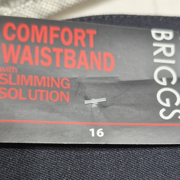 Briggs New York Women's Super Stretch Millenium Welt Pocket Pull On Pant Size 16 - Picture 7 of 8